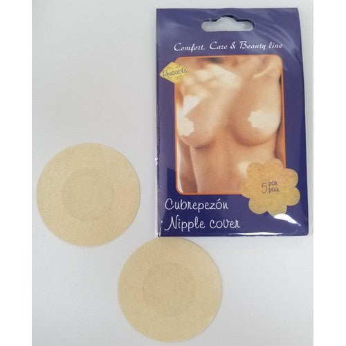 Nipple Cover Pasties 5-Pair Pack Nude