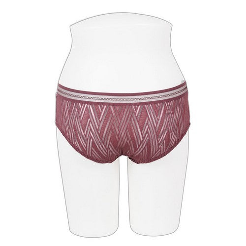 Pattern Lace Hipster Panty Hawthorn Rose