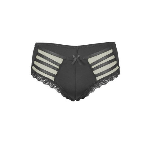 YM-33067-PTY Cape Hipster Panty Black