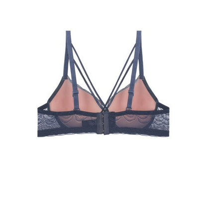 Front Straps Mesh Bra Sargasso Sea