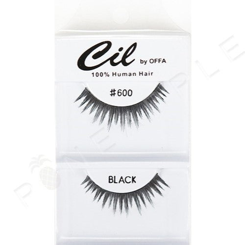 CIL 100% Human Hair Eyelashes #600