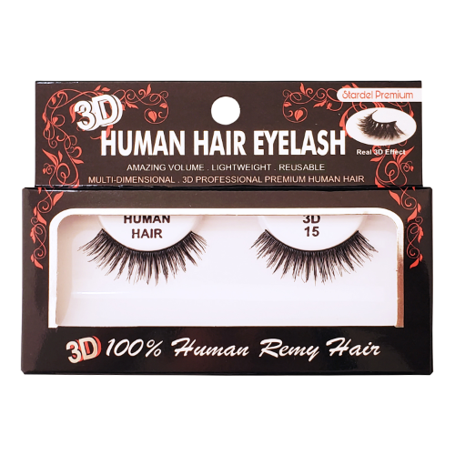 3DSET Stardel Premium 100% Human Remy Hair 3D Eyelashes #15