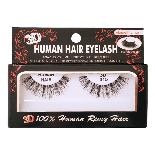 3DSET Stardel Premium 100% Human Remy Hair 3D Eyelashes #415