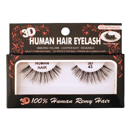 3DSET Stardel Premium 100% Human Remy Hair 3D Eyelashes #43