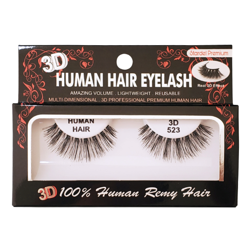 3DSET Stardel Premium 100% Human Remy Hair 3D Eyelashes #523