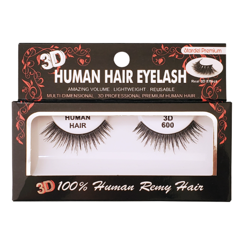 3DSET Stardel Premium 100% Human Remy Hair 3D Eyelashes #600