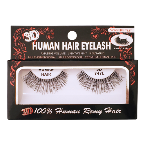3DSET Stardel Premium 100% Human Remy Hair 3D Eyelashes #747L