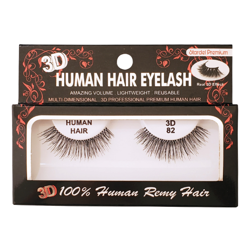 3DSET Stardel Premium 100% Human Remy Hair 3D Eyelashes #82