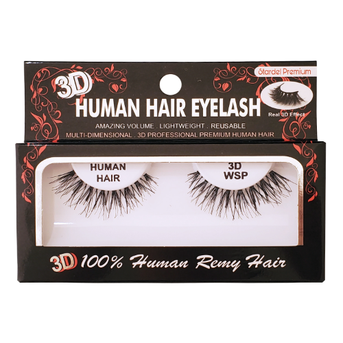 3DSET Stardel Premium 100% Human Remy Hair 3D Eyelashes #WSP