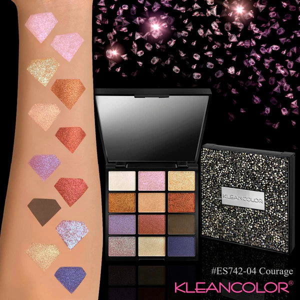 Kleancolor Diamond Crush Eyeshadow Palette 04 Courage