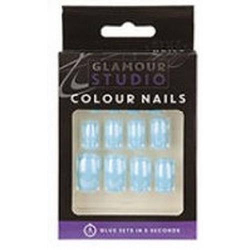 Glamour Studio Colour Nails Glue Set Blue