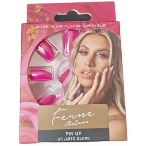 Ferne McCann PIN UP STILETTO GLOSS Artificial Nails - 24 Nails With Glue