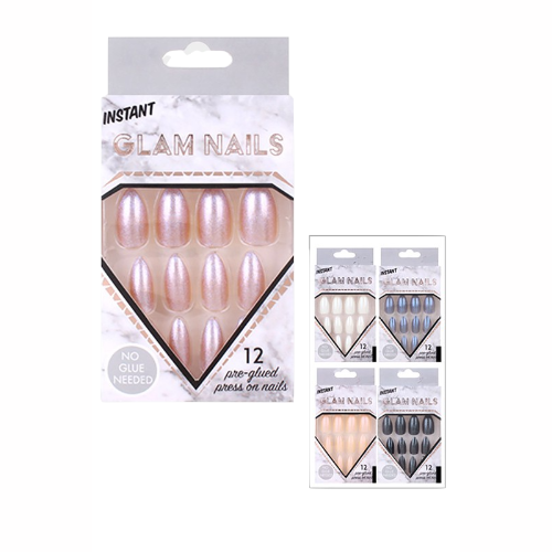 Glam Nails Glitter Press On Nail Set