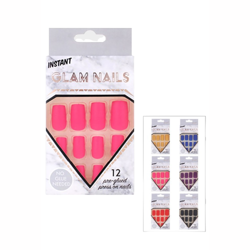 Glam Nails Matte Press On Nail Set