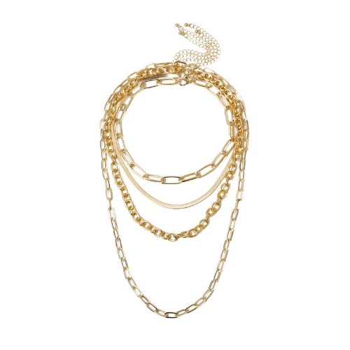 Multi Layer Necklace Gold