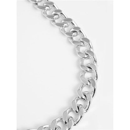 Chunky Cuban Link Curb Chain Silver