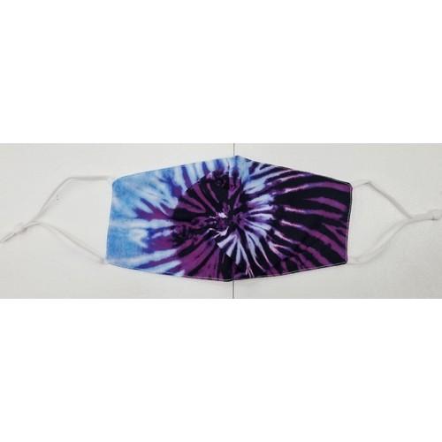 Tie Dye Reusable Face Mask Purple