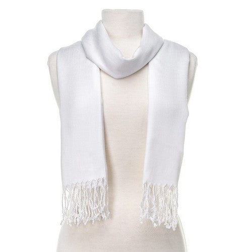 Plain Pashmina Ivory