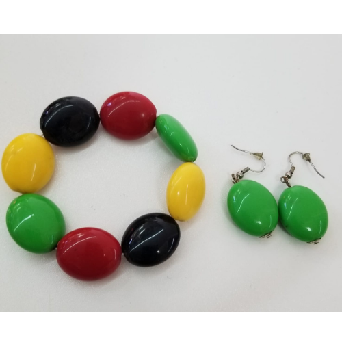 Independence Hand Band & Earring Bead Set