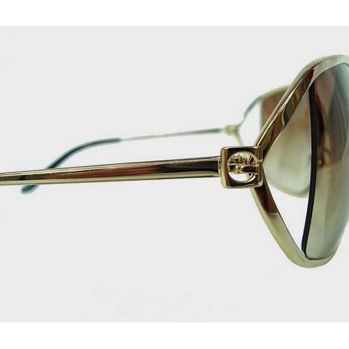 GENUINE Guess GU6380 Gold Frame Cut Lens Sunglasses