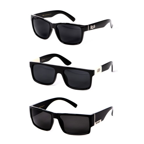 8LOC91070-BK Locs Wayfarer Sunglasses