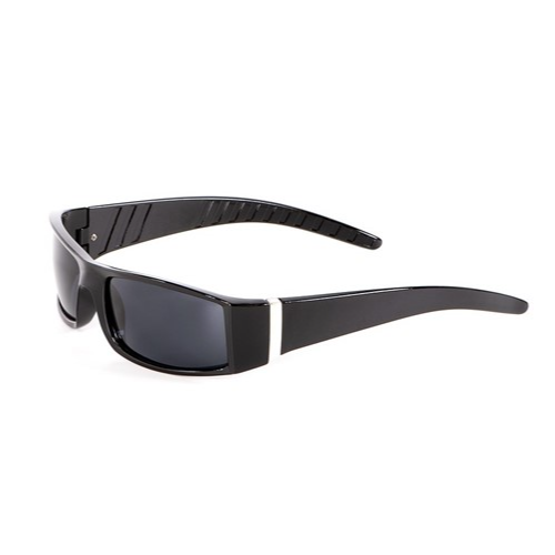 A120BK Silver Bar Black Sunglasses