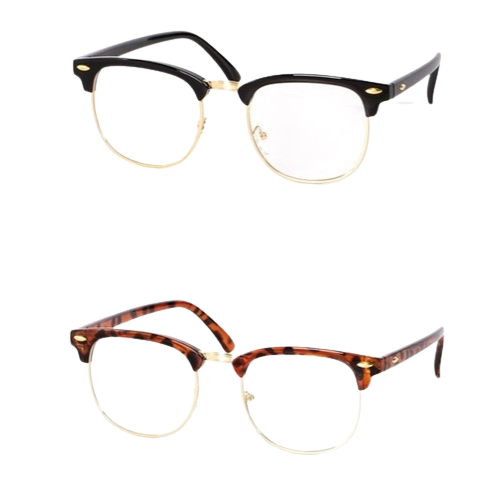 RAY125CLEAR Clubmaster Clear Lens Frames