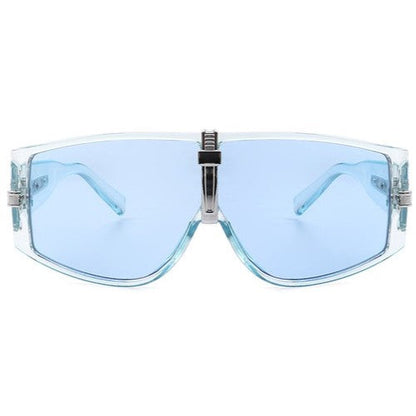 Silver Ratchet Sunglasses