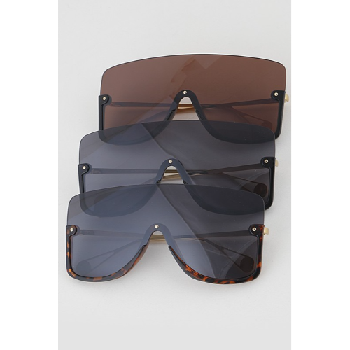 SA455  Half Framed Goggle Sunglasses