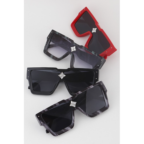 POP4000 Diamond Star Shield Sunglasses