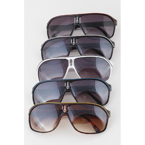 P1532 Outline Round Sunglasses
