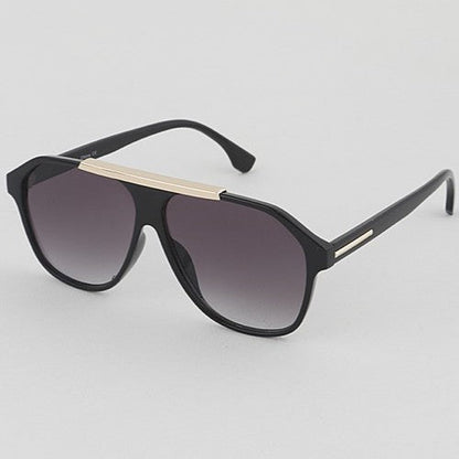 Gold Bar Aviator Sunglasses