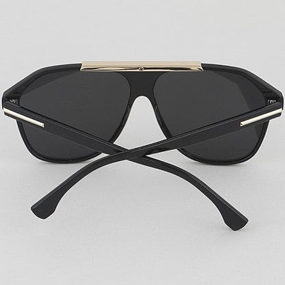 Gold Bar Aviator Sunglasses