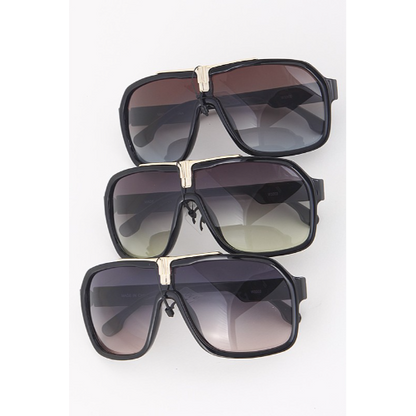 W3303 Cazal Gold Bar Sunglasses