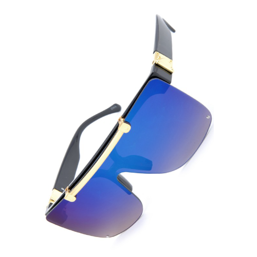 Gold Bar Flip-Up Sunglasses