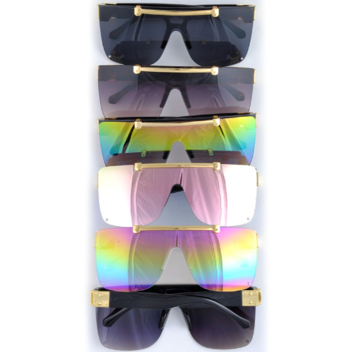 SS-CB-P30404 Gold Bar Sunglasses