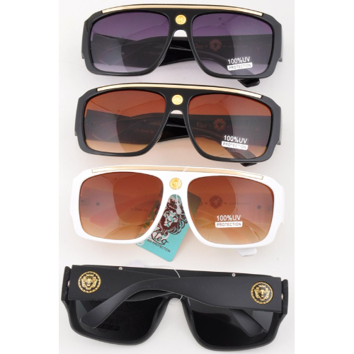 SS-BE-LH5350 Gold Bar Emblem Sunglasses