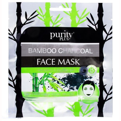 PUR008 Purity Plus Bamboo Charcoal Face Mask