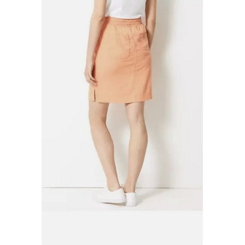 Marks & Spencer Linen Skirt Peach