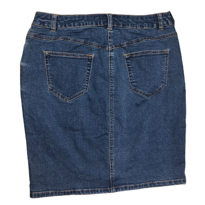 Nutmeg Stretchy Denim Skirt