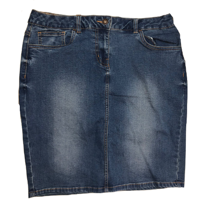 Nutmeg Stretchy Denim Skirt