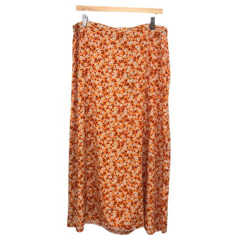 Jo Thirty Floral Skirt Orange