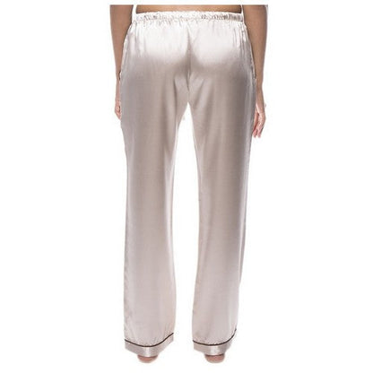 Satin Pyjama Pants Champagne