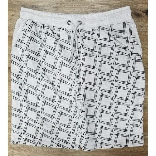 H&M Sweatshorts Pattern Grey/Black