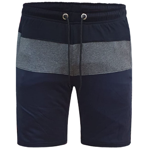 Rock & Rock Tri-colour Sweatshorts Black/Charcoal Grey