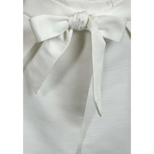 Topshop Self Tie Fold Detail Belted Short Ivory