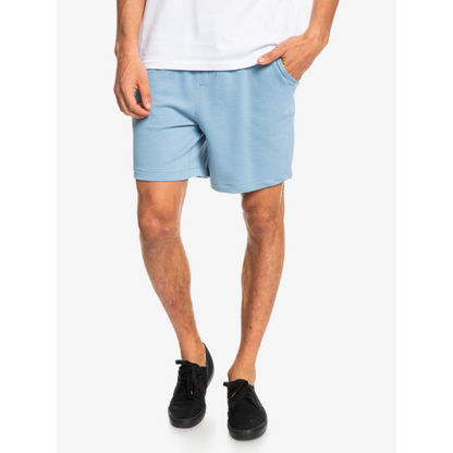 Size& Silver Eyelet Sweatshorts Blue