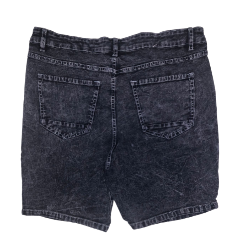 TU Premium Stonewash Denim Shorts Grey
