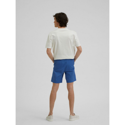 Selected Straight Fit Shorts Blue