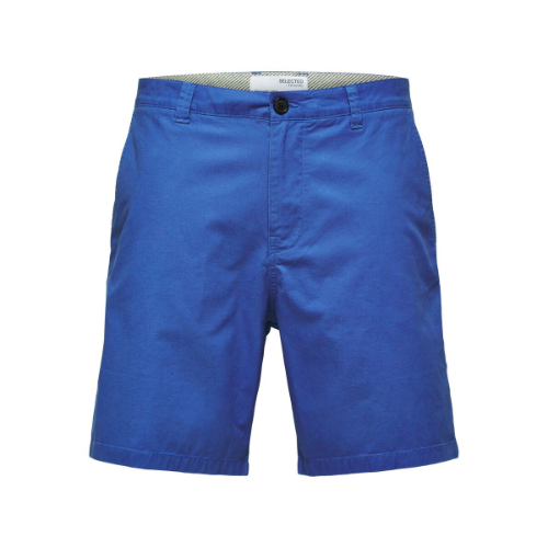 Selected Straight Fit Shorts Blue